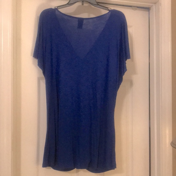 Royal Blue top by Rafaella XXL - Picture 2 of 4